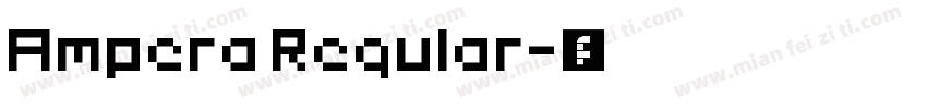 Ampera Regular字体转换